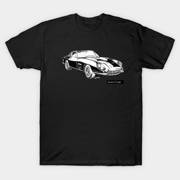 ferrari 275 gtb T-Shirt by studiomess